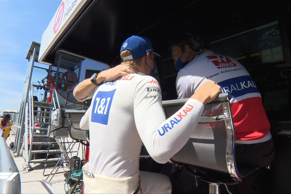 Formel 1 Mick Schumacher Pitwall Mexico GP 2021 Haas