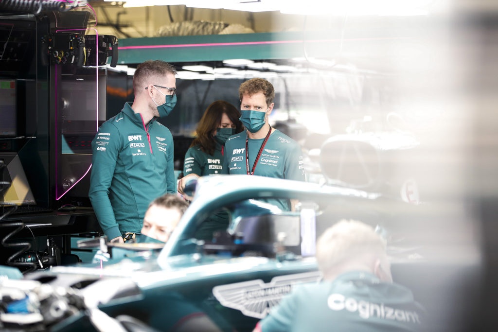 Formel 1 Sebastian Vettel Aston Martin Mexico GP 2021