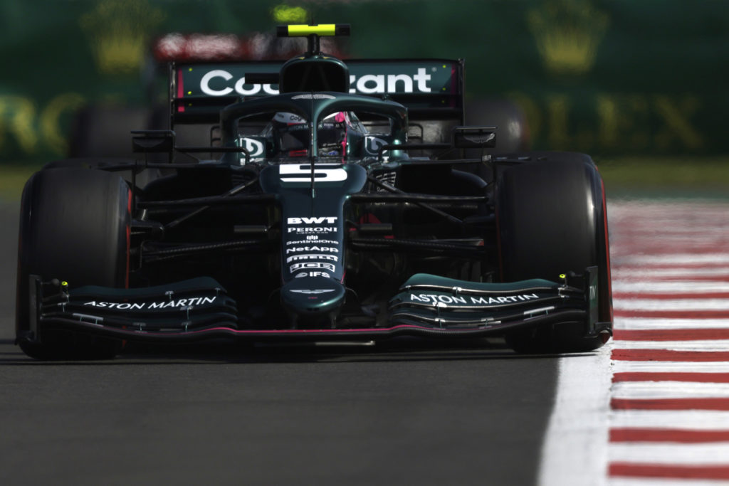 Formel 1 Sebastian Vettel Aston Martin Mexico Quali 03