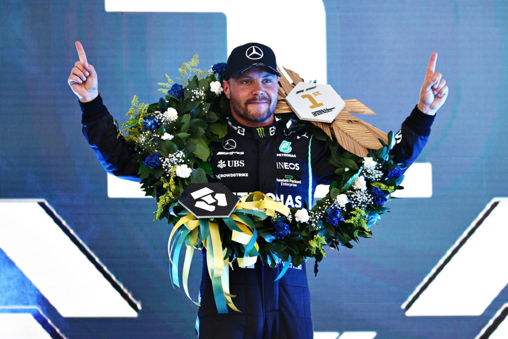 Formel 1 Valtteri Bottas Mercedes Brasilien Sprint 2021