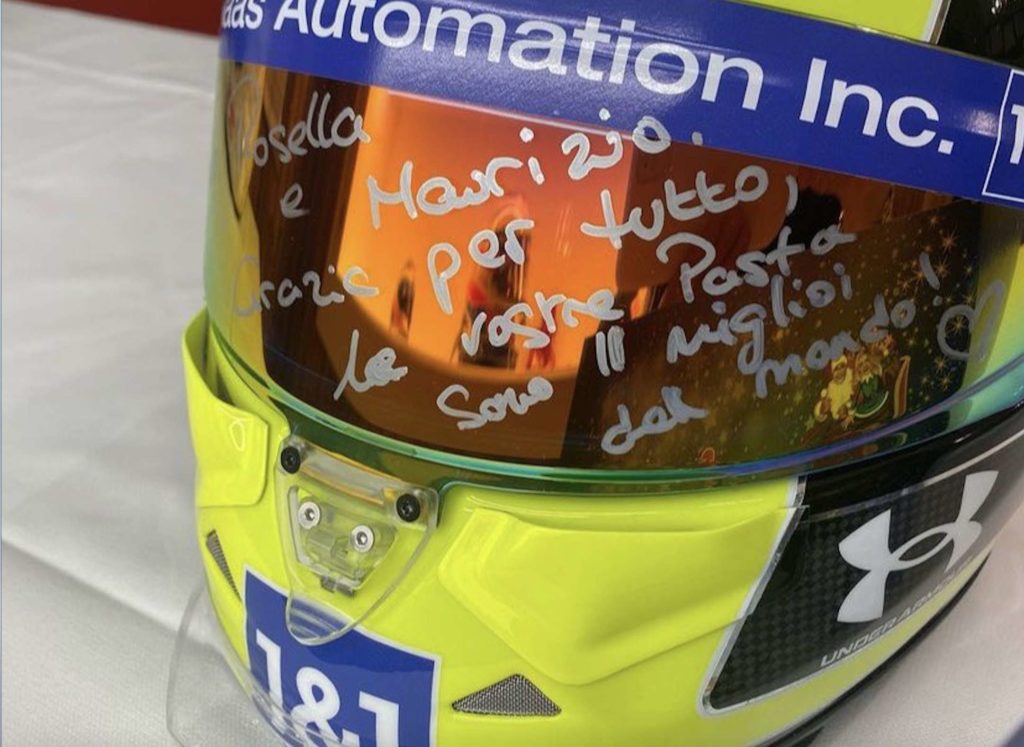 Mick Schumacher Helm Mamma Rossella Geschenk 2021