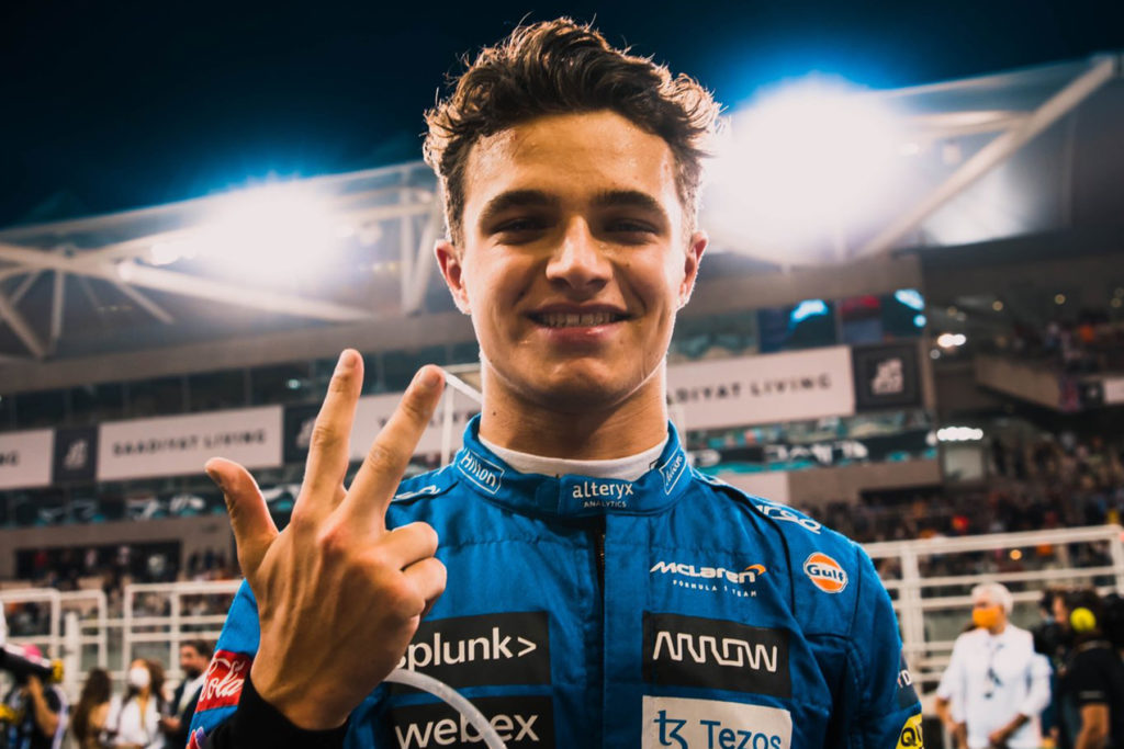 Formel 1 Lando Norris McLaren Abu Dhabi Quali 2021
