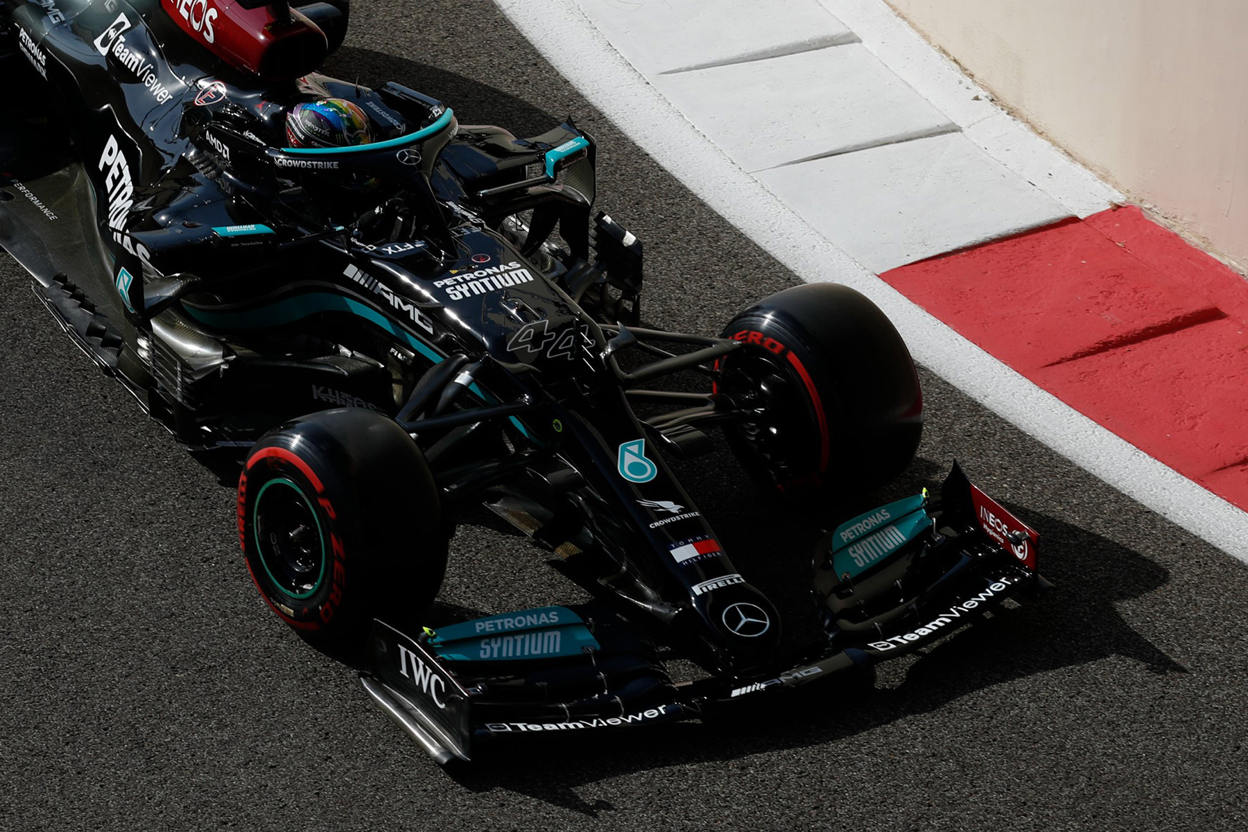 Formel 1 Lewis Hamilton Mercedes Abu Dhabi GP 2021 Training