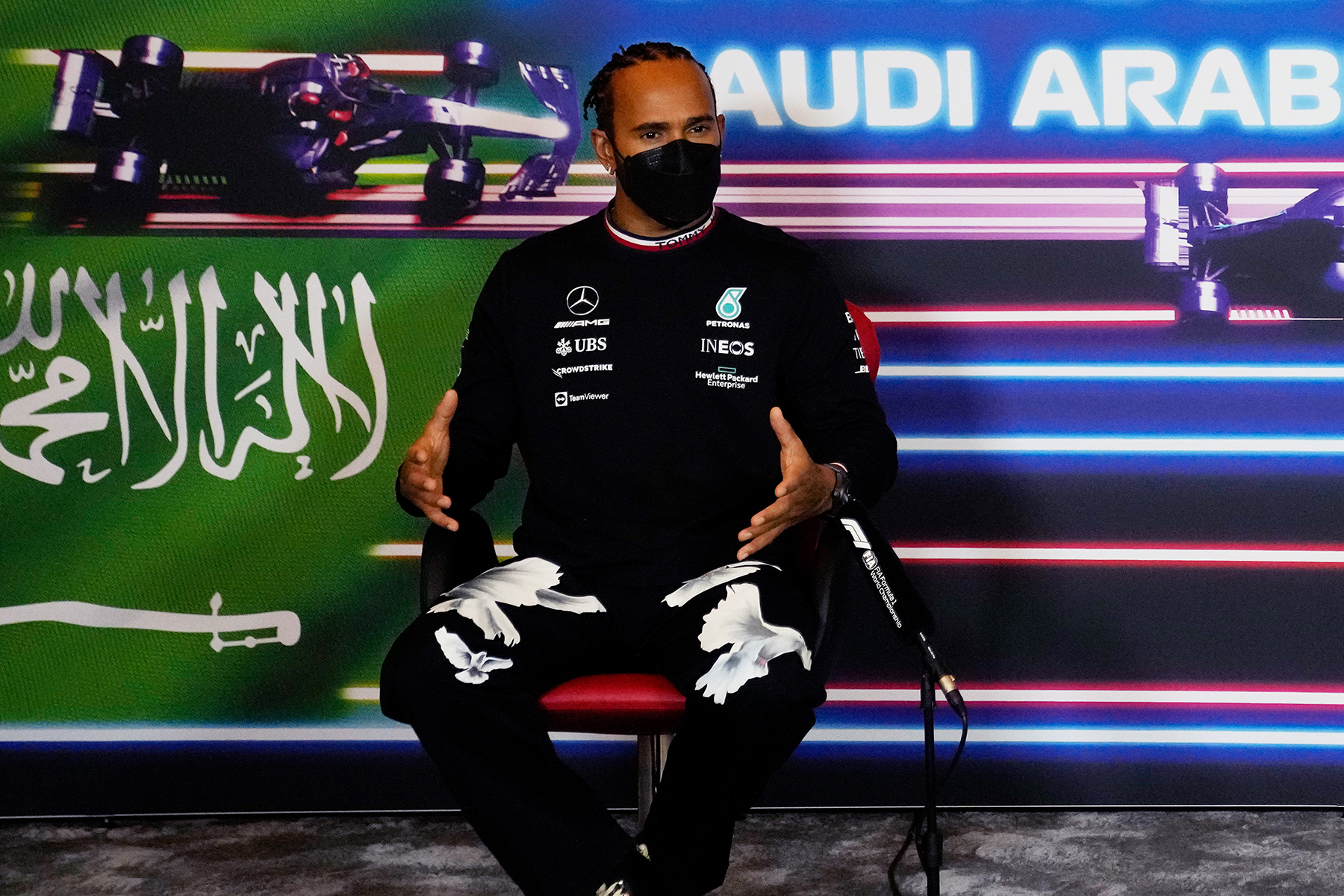 Formel 1 Lewis Hamilton Mercedes Saudi Arabien GP 2021 PK