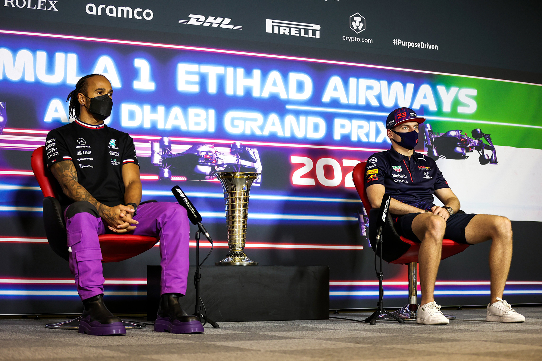 Formel 1 Max Verstappen Lewis Hamilton Abu Dhabi 2021 PK