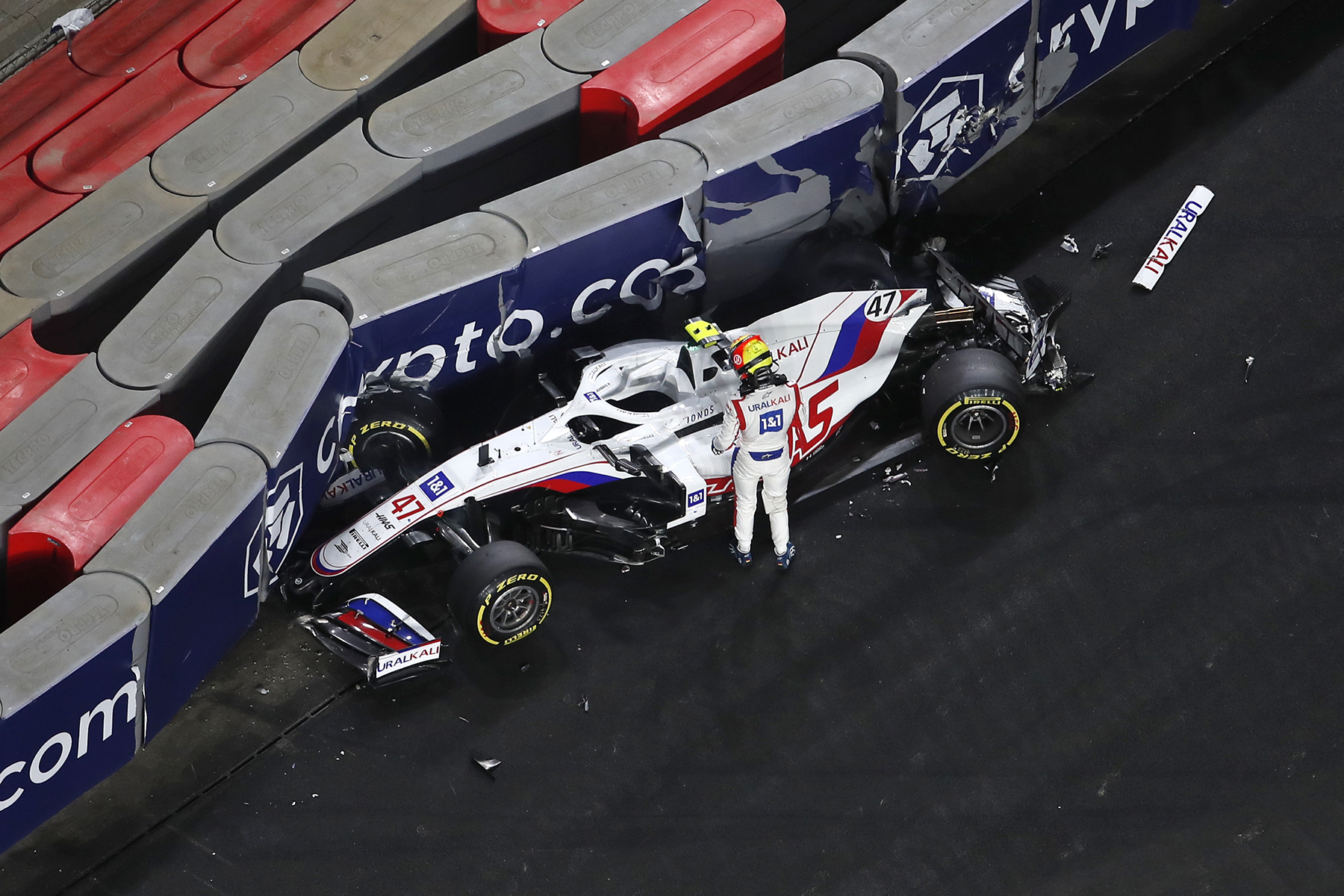 Formel 1 Mick Schumacher Haas Saudi Arabien GP Crash 2021