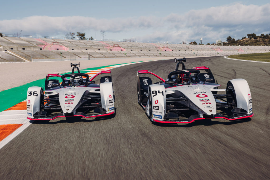 Formel E Porsche Test Valencia 2021