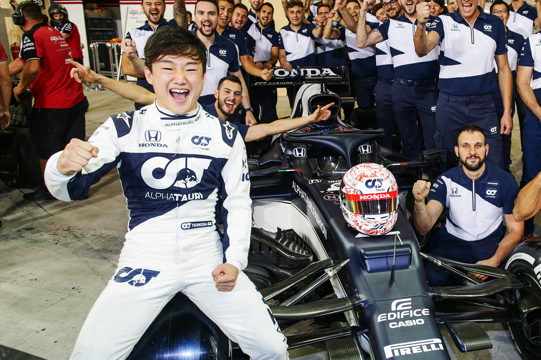 Formel 1 Yuki Tsunoda AlphaTauri