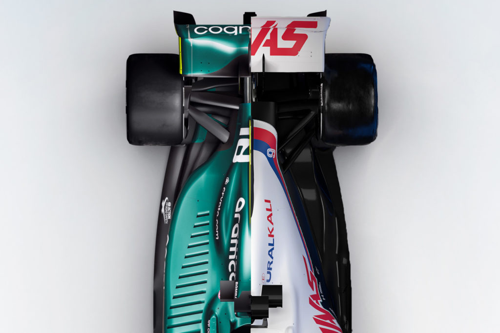 Formel 1 Aston Martin Haas Heck