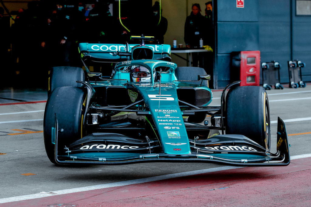 Formel 1 Sebastian Vettel Aston Martin Rollout 2022