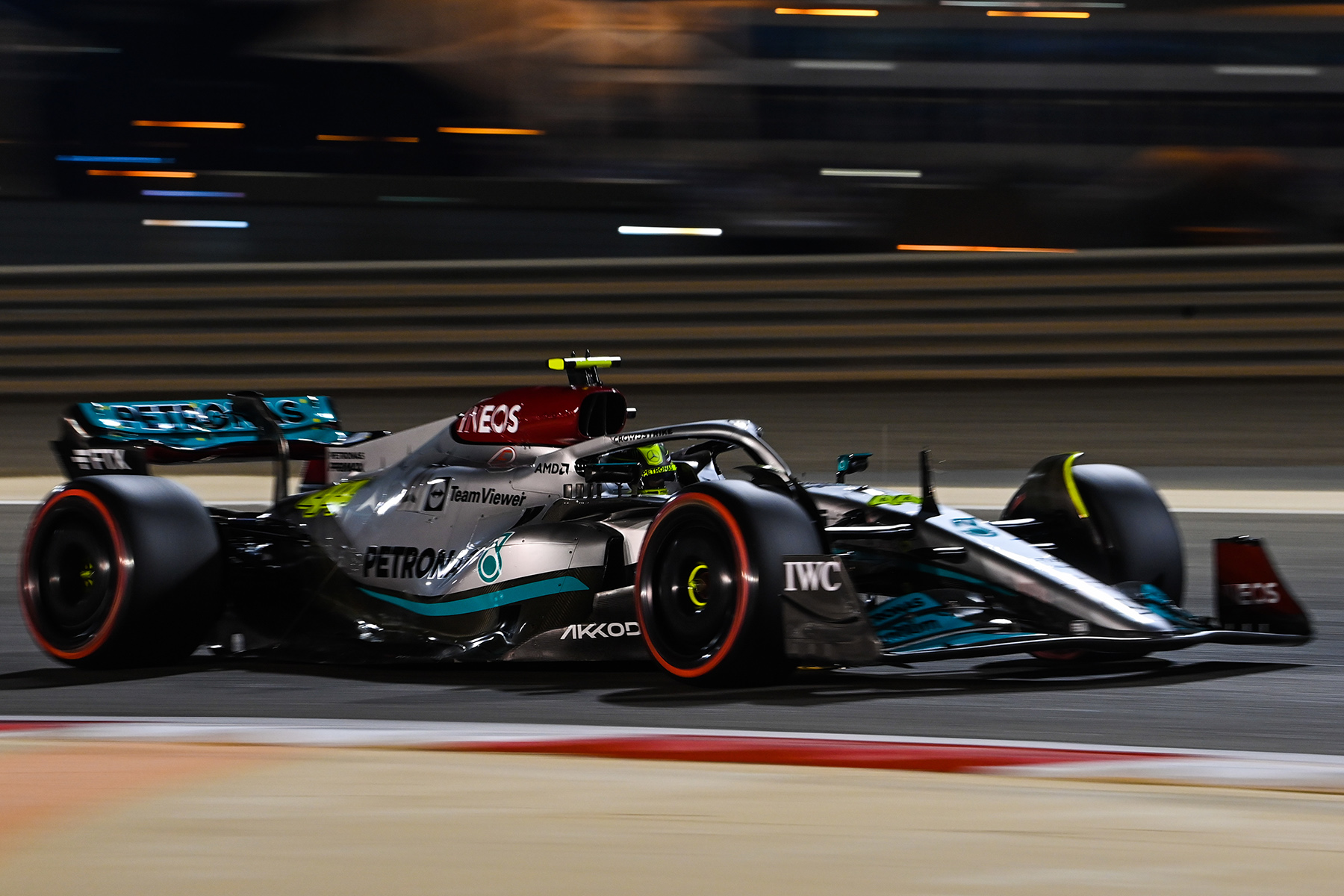 Formel 1 Lewis Hamilton Mercedes Bahrain GP 2022 Quali
