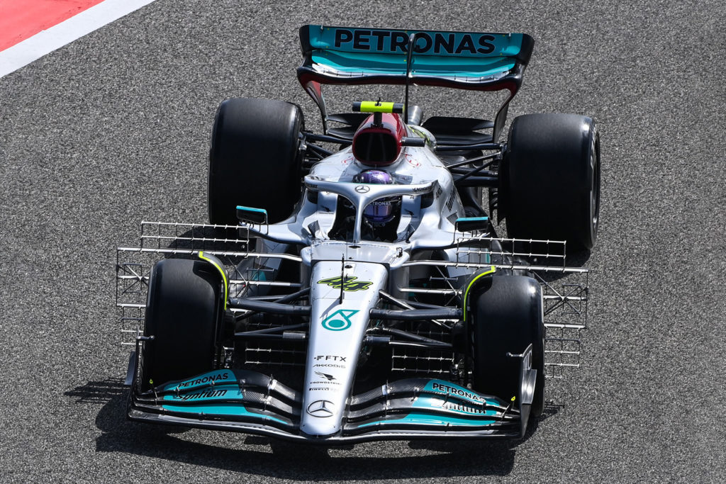Formel 1 Mercedes Bahrain Lewis Hamilton Test 2022