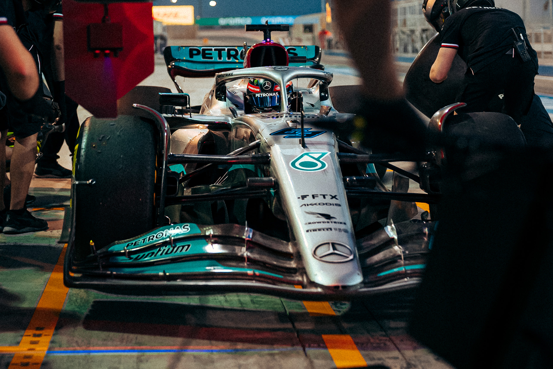 Formel 1 Mercedes Bahrain Test 2022