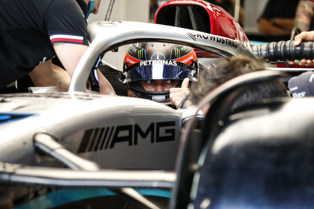 Formel 1 George Russell Mercedes Saudi-Arabien GP Quali 2022
