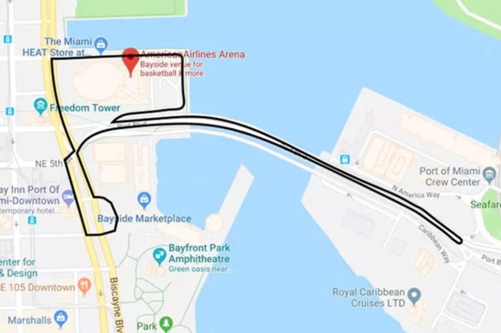 Formel 1 Miami GP Altes Layout 2022