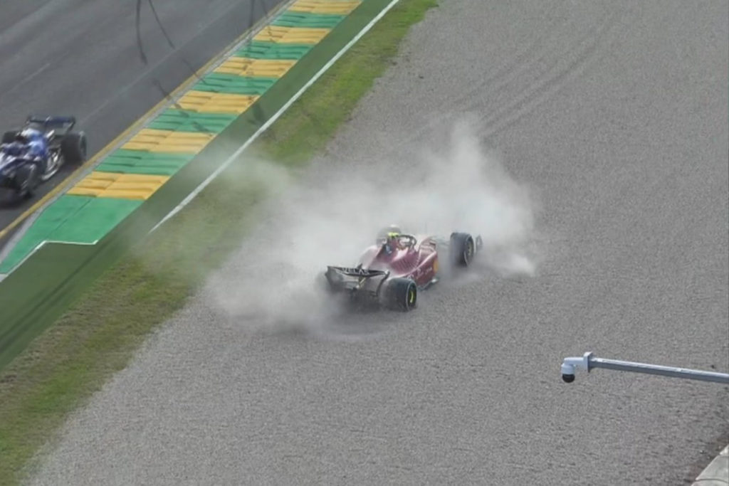 Formel 1 Carlos Sainz Australien GP 2022 Abflug