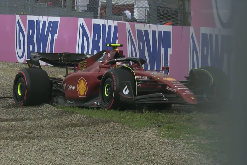 Formel 1 Carlos Sainz Ferrari Imola Quali 2022