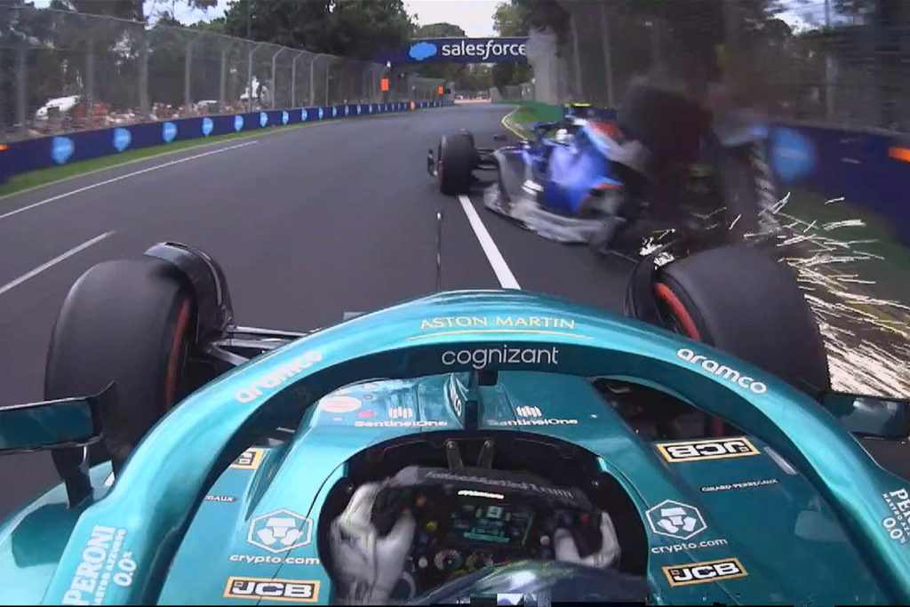 Formel 1 Latifi Stroll Crash Australien GP Quali 2022
