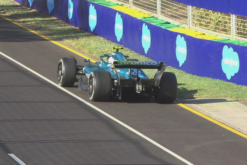 Formel 1 Vettel Australien Crash 2022