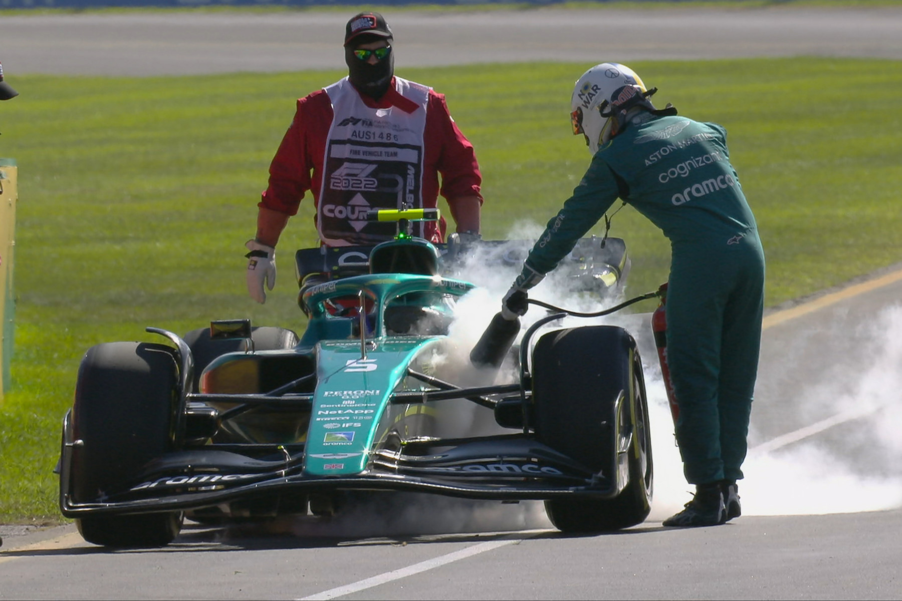 Formel 1 Sebastian Vettel Australien GP 2022 FP1