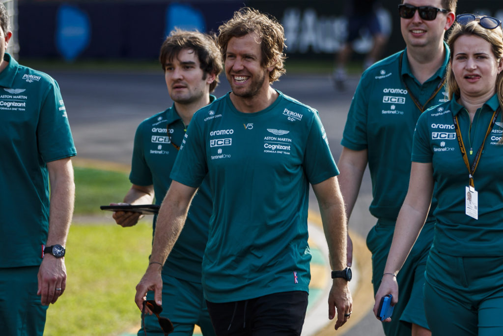 Formel 1 Vettel Melbourne Australien GP 2022