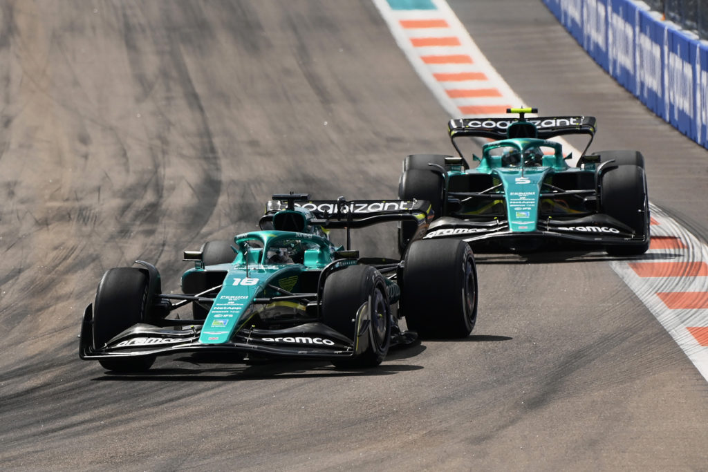 Formel 1 Lance Stroll und Sebastian Vettel Aston Martin 2022