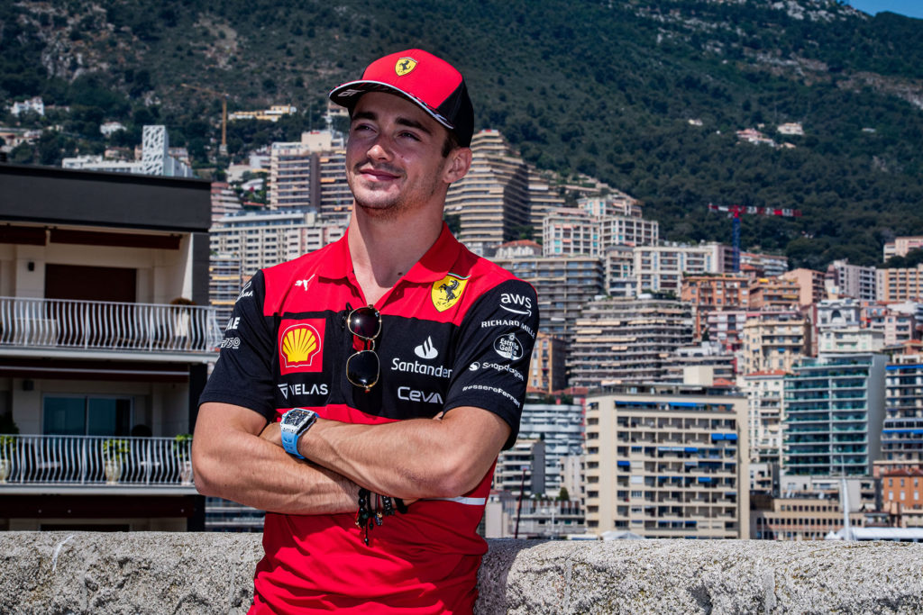 Formel 1 Leclerc Ferrari Monaco 2022