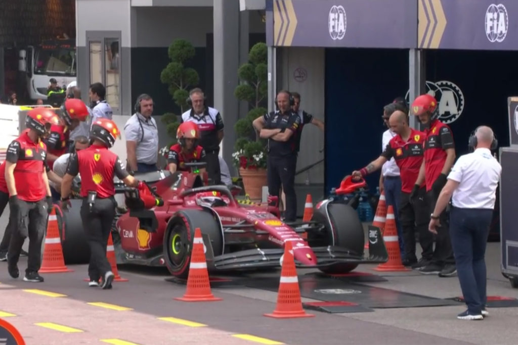 Formel 1 Leclerc Ferrari Monaco Wiegen 2022