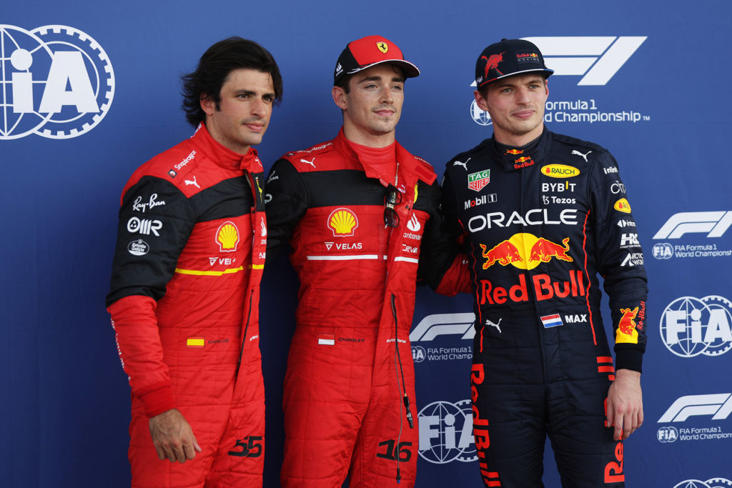 Formel 1 Sainz Leclerc Verstappen Miami 2022