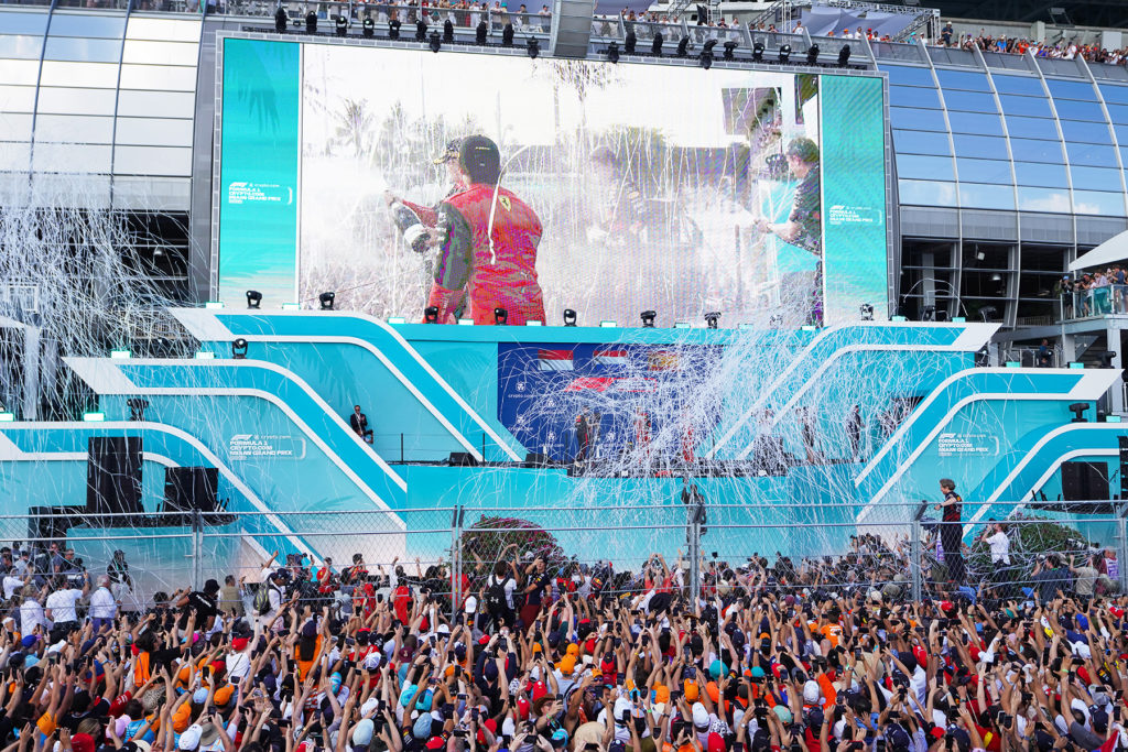 Formel 1 Miami GP Podest 2022