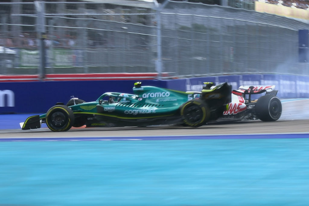 Formel 1 Mick Schumacher Vettel Crash Miami 2022