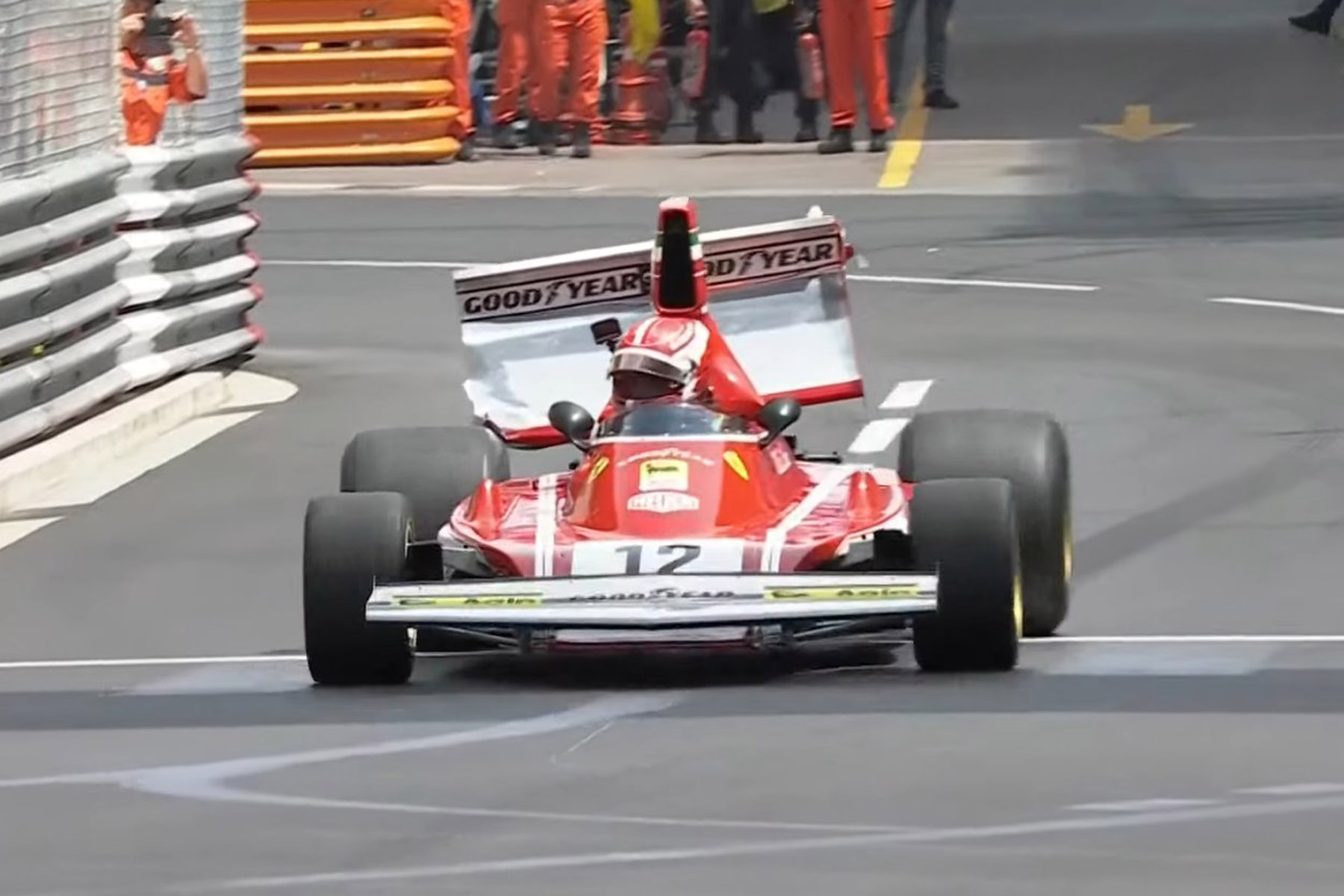 Formel 1 Monaco Leclerc Lauda Ferrari Crash 2022