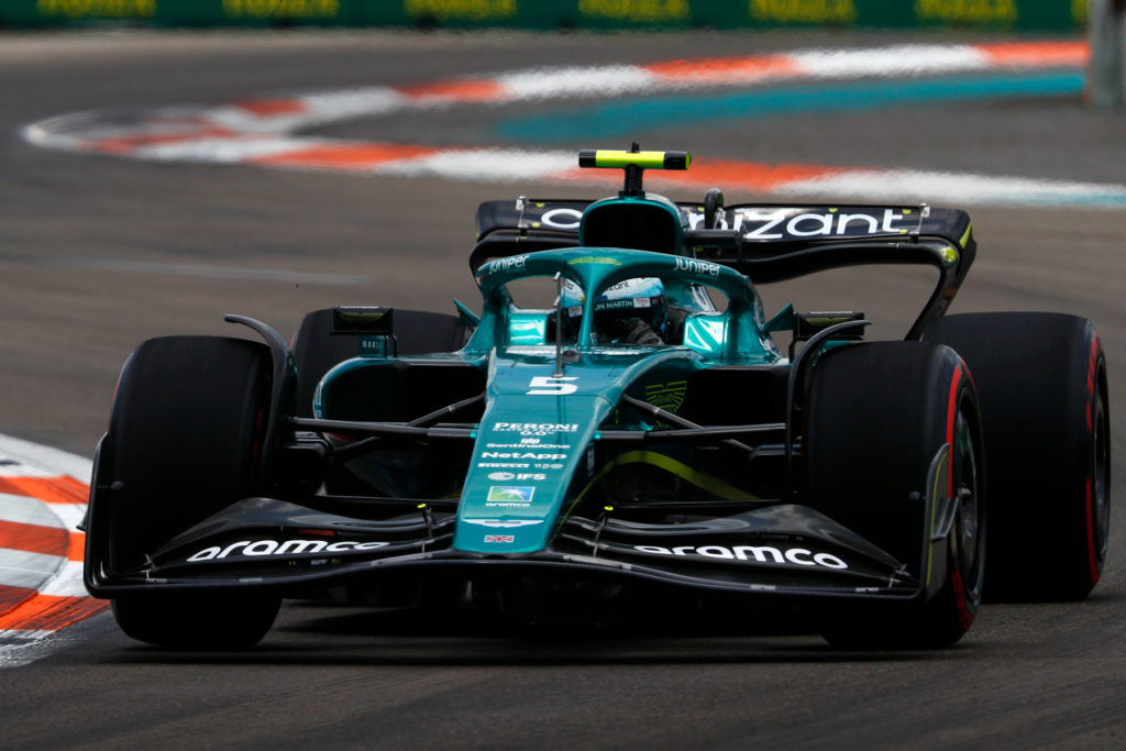 Formel 1 Sebastian Vettel Aston Martin Miami 2022