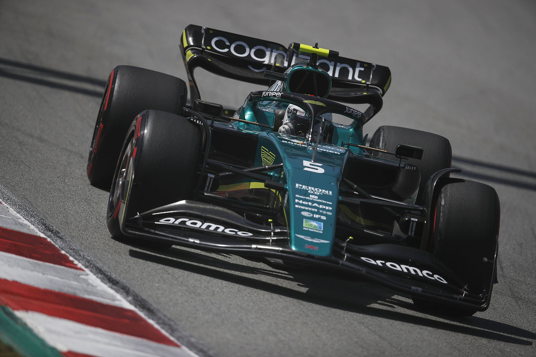Formel 1 Sebastian Vettel Aston Martin Barcelona 2022