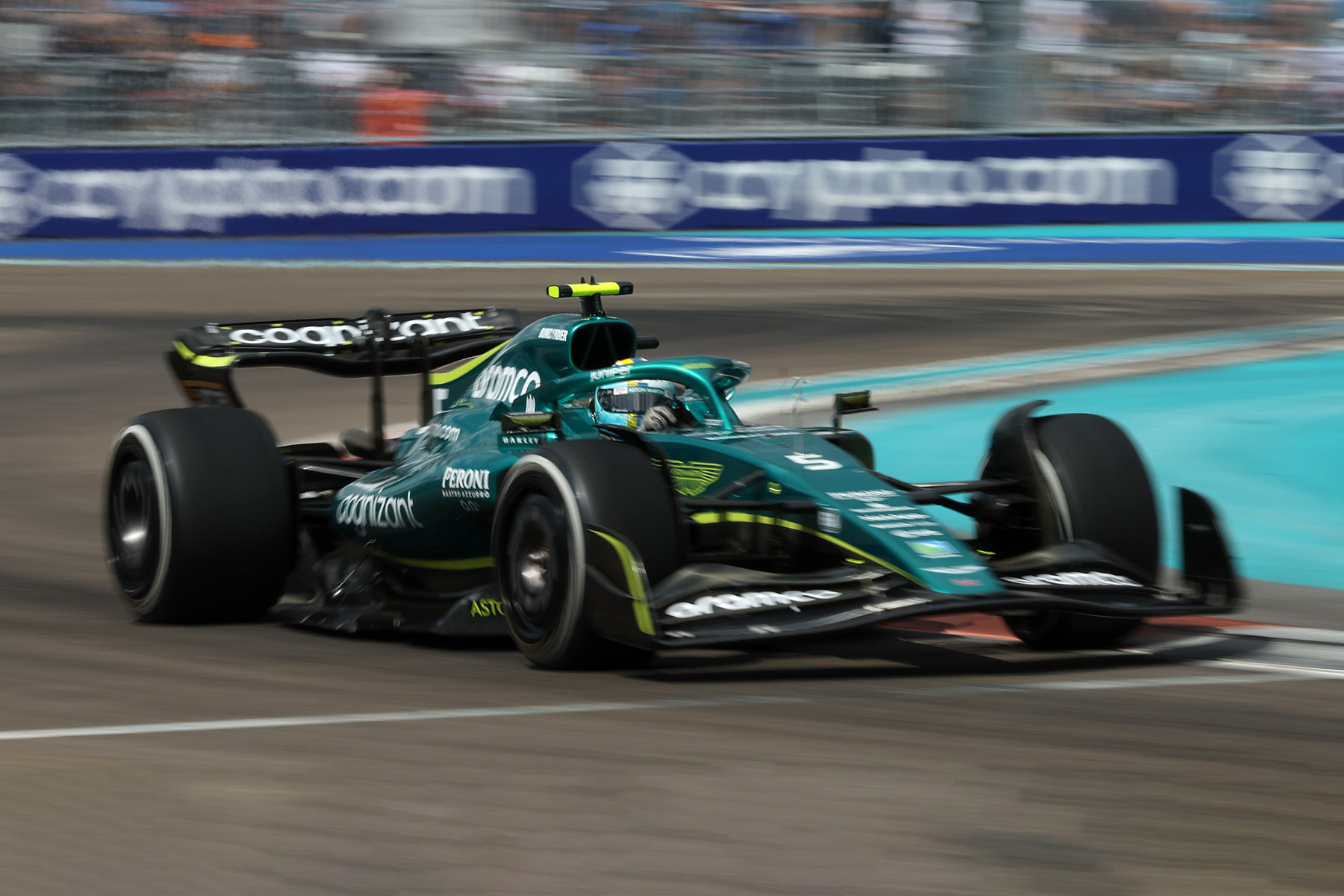 Formel 1 Sebastian Vettel Aston Martin Miami 2022