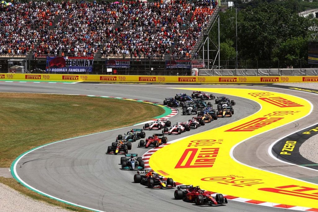 Formel 1 Charles Leclerc Max Verstappen Red Bull Ferrari Barcelona 2022