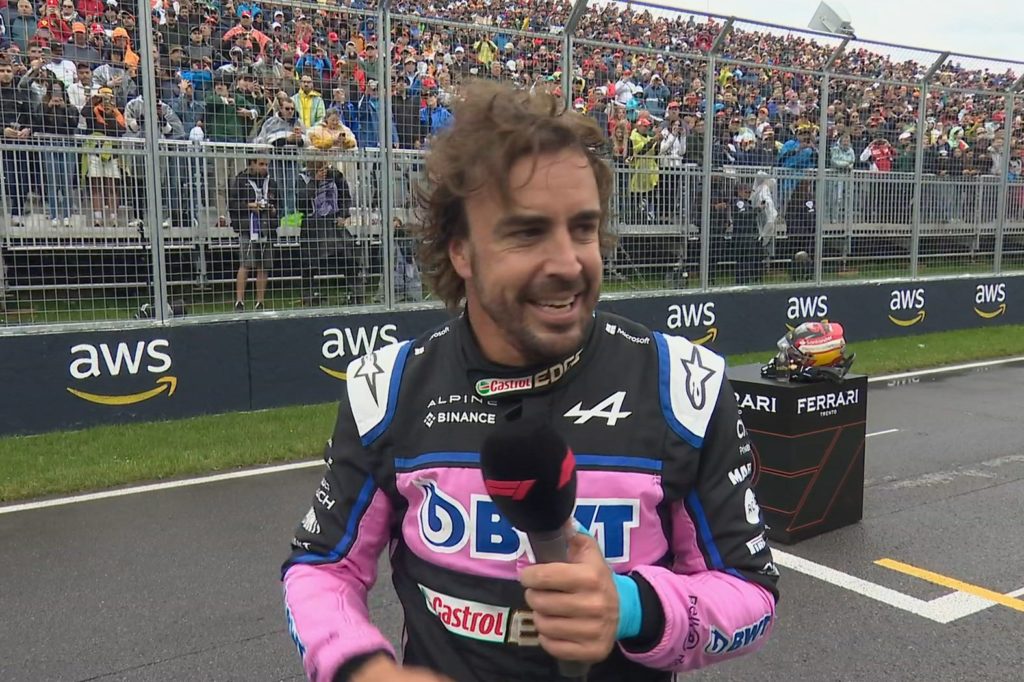 Formel 1 Alonso Alpine Kanada Quali 2022