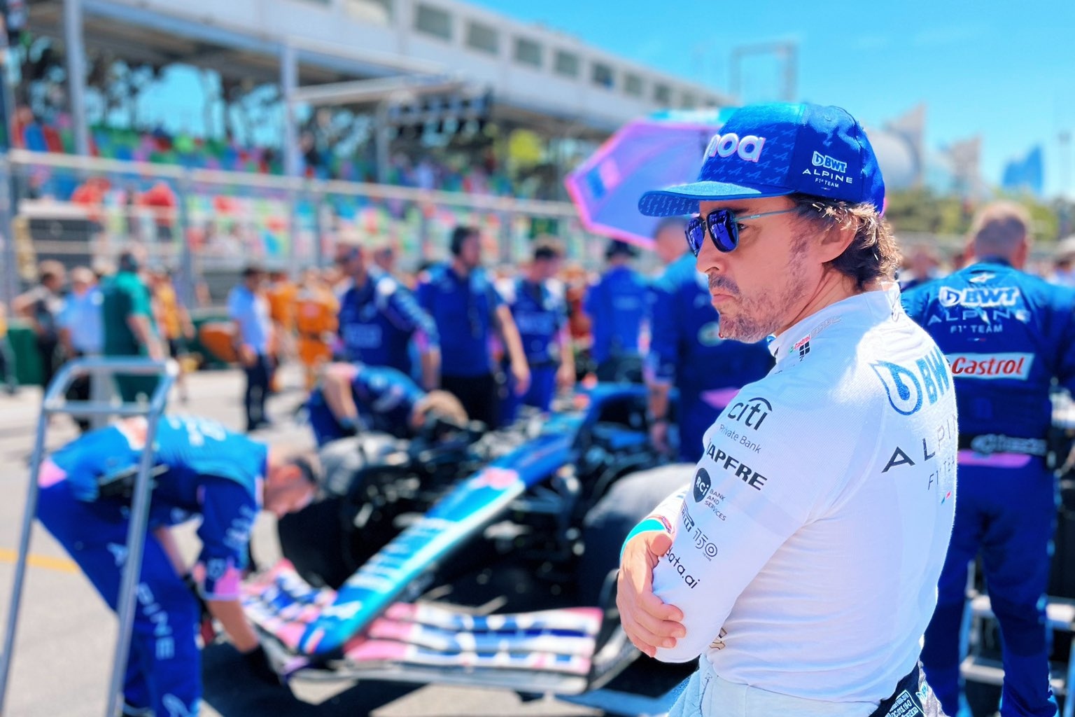 Formel 1 Fernando Alonso Alpine Aserbaidschan GP 2022