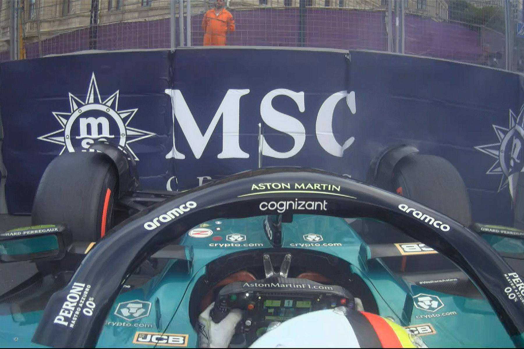 Formel 1 Sebastian Vettel Aston Martin Baku Quali 2 2022 Aserbaidschan GP