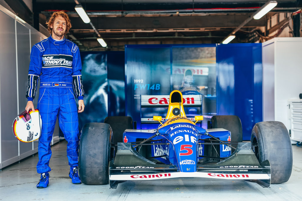 Formel 1 Sebastian Vettel Williams FW14B Mansell Silverstone 2022