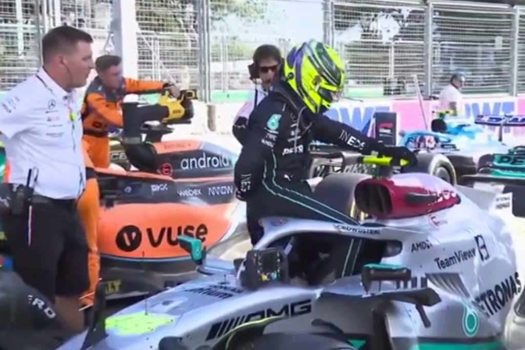 Formel 1 Lewis Hamilton Mercedes Aserbaidschan GP 2022