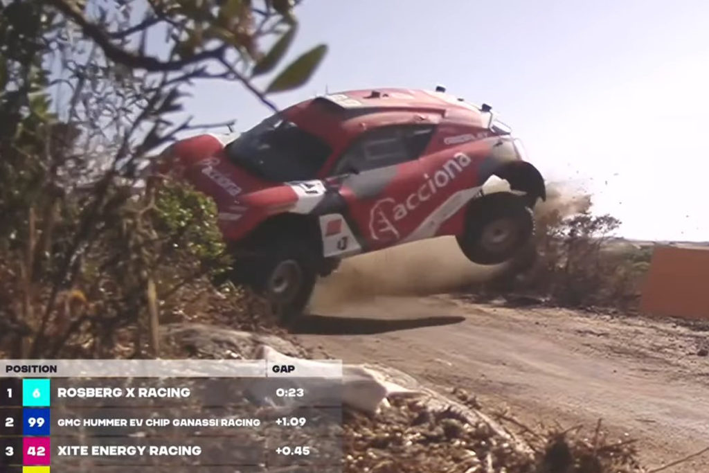Extreme E Sainz Crash Sardinien 2022