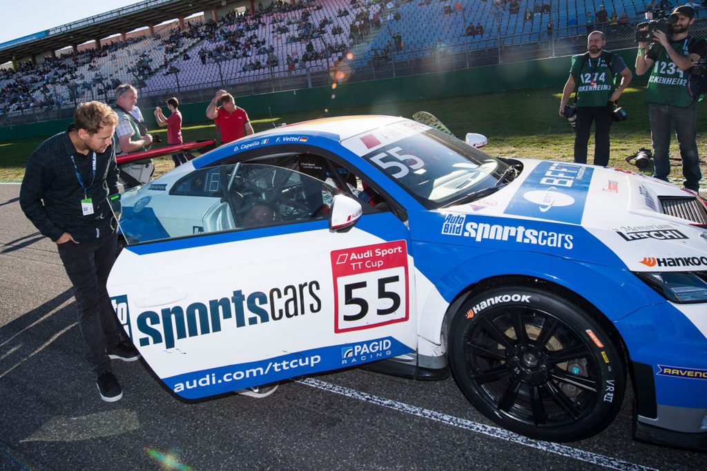 Fabian und Sebastian Vettel Audi TT Cup 2017