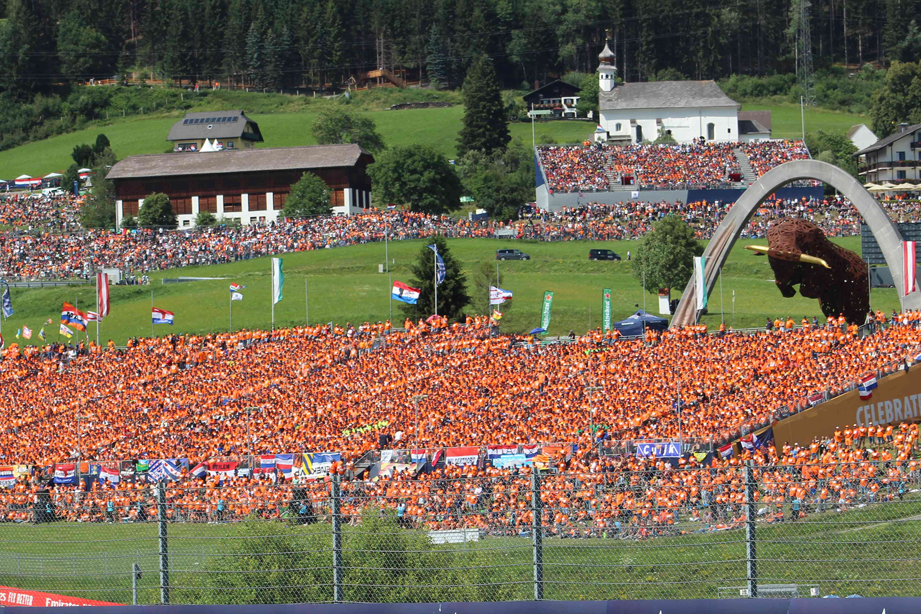 Formel 1 Max Verstappen Fans Spielberg 2022