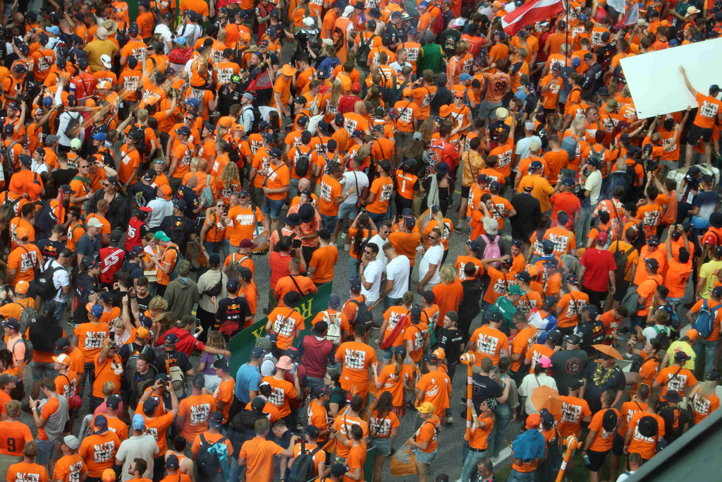 Formel 1 Max Verstappen Fans Spielberg 2022