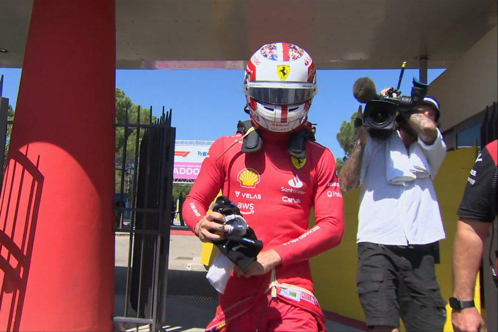 Formel 1 Lecerc Ferrari Frankreich 2022