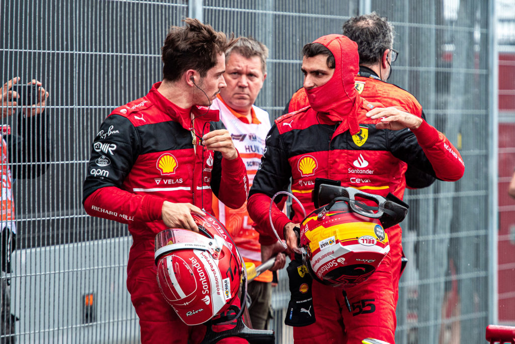 Formel 1 Ferrari Ungarn Charles Leclerc Carlos Sainz 2022