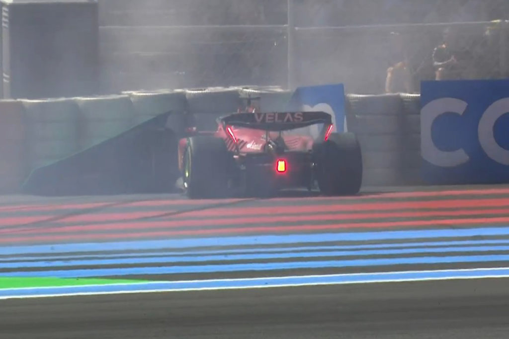 Formel 1 Lecerc Ferrari Frankreich 2022