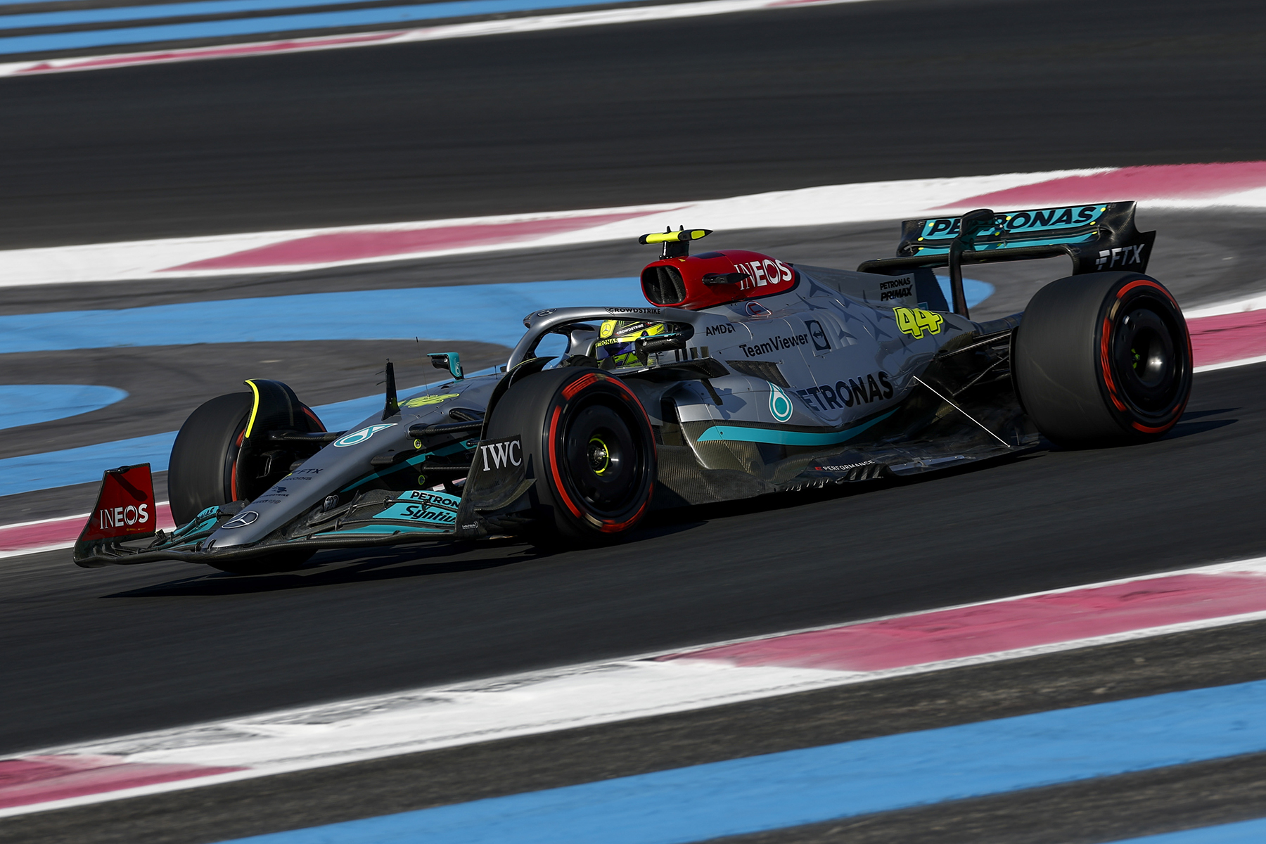 Formel 1 Lewis Hamilton Mercedes Frankreich GP 2022