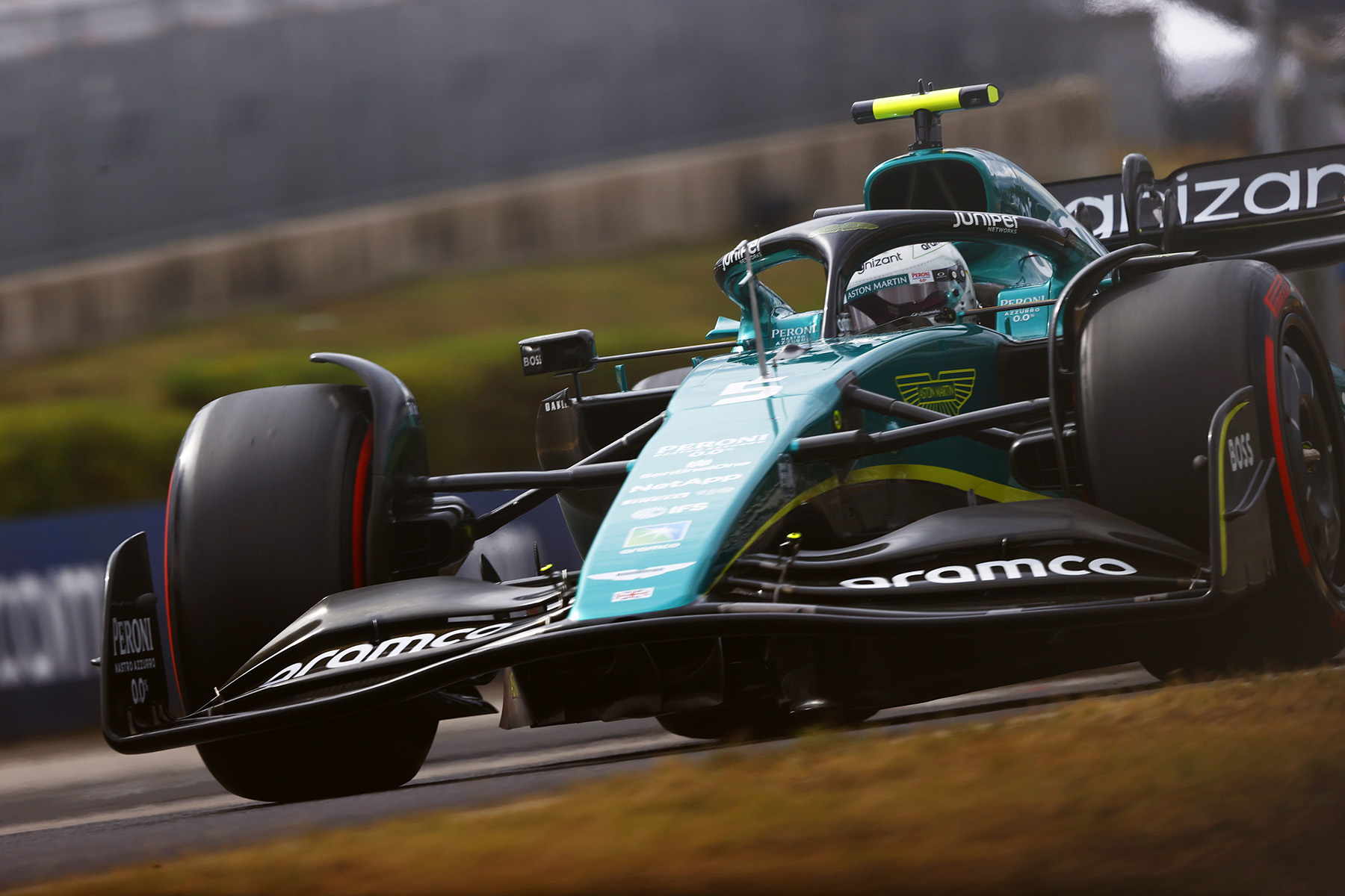 Formel 1 Sebastian Vettel Aston Martin Ungarn 2022